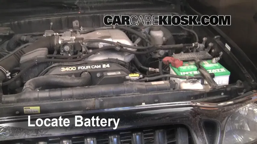 2004 Toyota Tacoma Pre Runner 3.4L V6 Crew Cab Pickup (4 Door) Battery Jumpstart